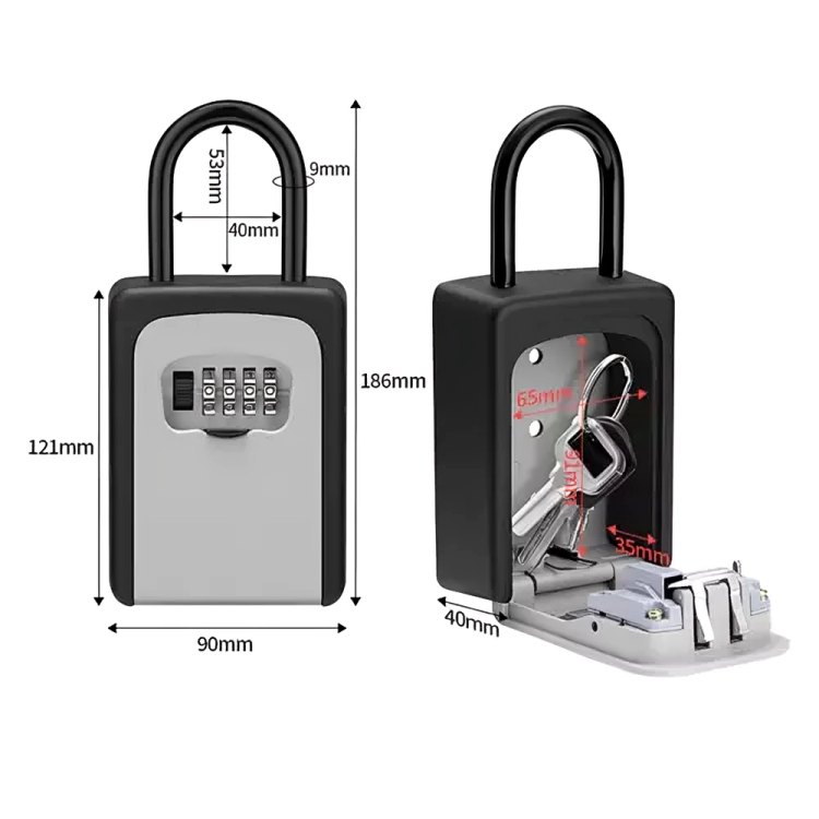 Portable Combination Key Lock Box