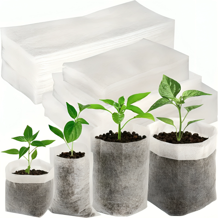 100 Pcs Biodegradable Grow Bags