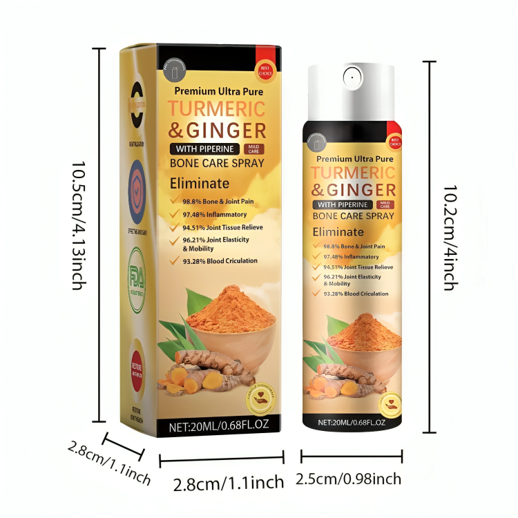 Natural Turmeric & Ginger Herbal Spray