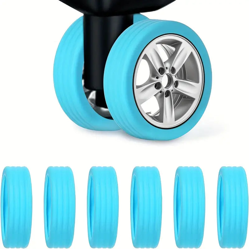 8 Pc Silicone Wheel Protectors