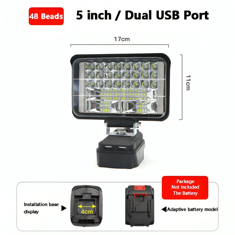 Makita-Compatible LED Light