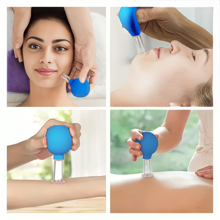 4 Pcs Therapeutic Face & Body Cupping Kit