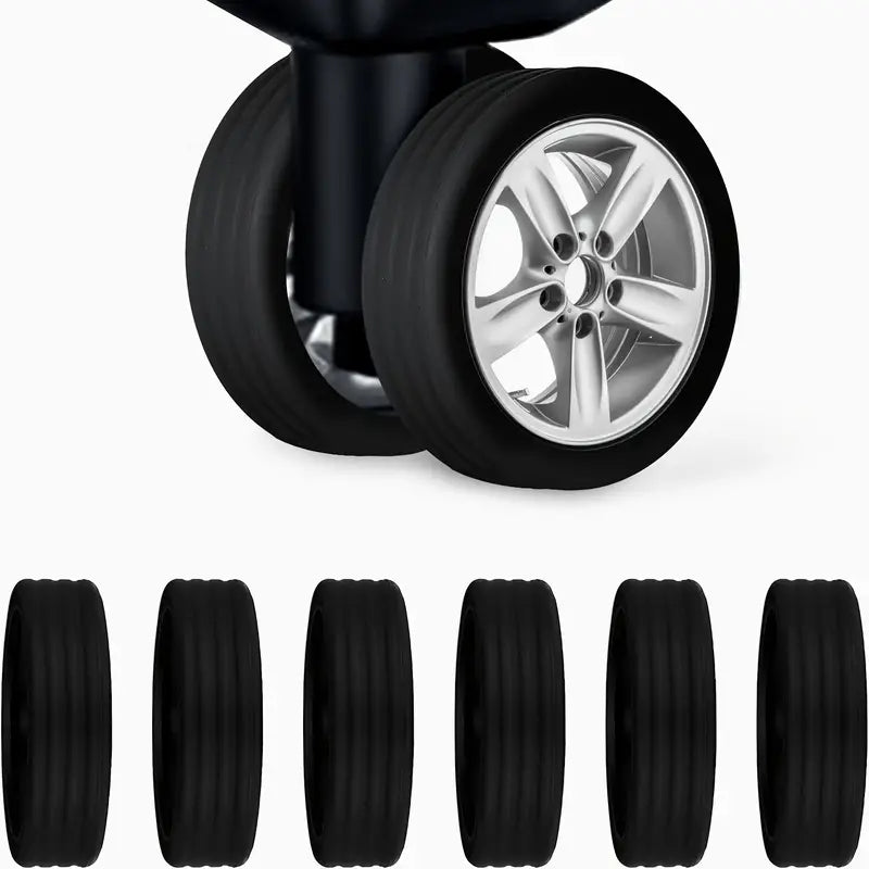 8 Pc Silicone Wheel Protectors