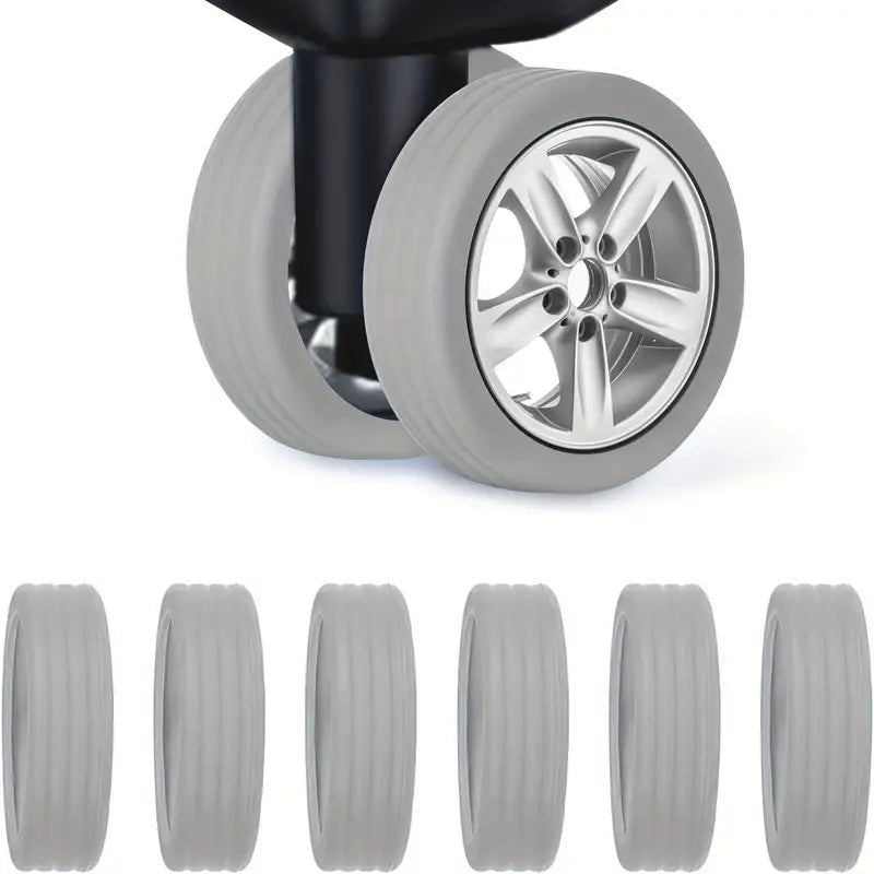 8 Pc Silicone Wheel Protectors