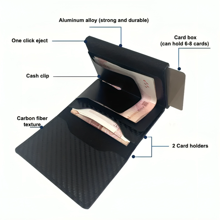 Smart Leather Airtag Wallet