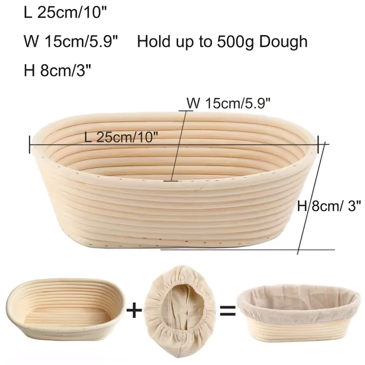 Banneton Bread Basket Set