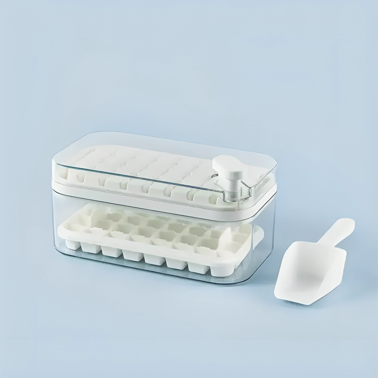 64-Cube Ice Tray With Lid