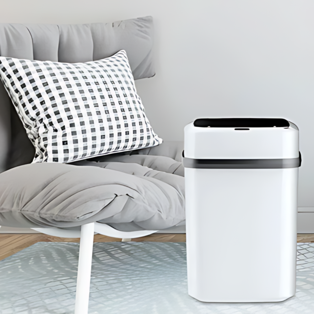 13L Bathroom Touch Trash Can Smart Garbage Bucket_2