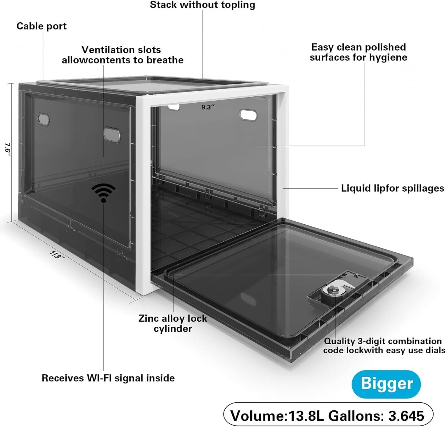 Childproof All Purpose Lock Box