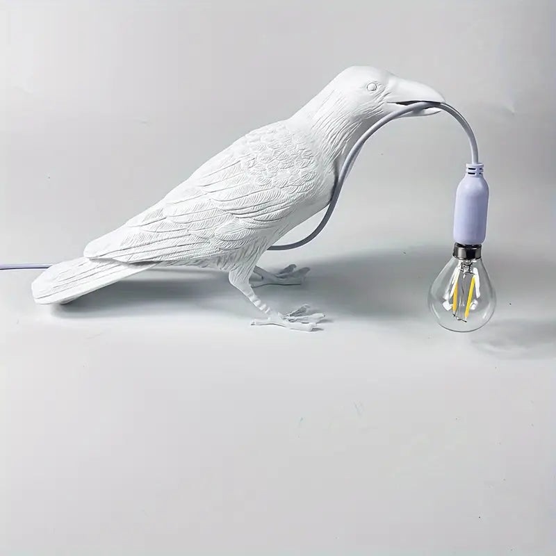 Resin Bird Table Lamp