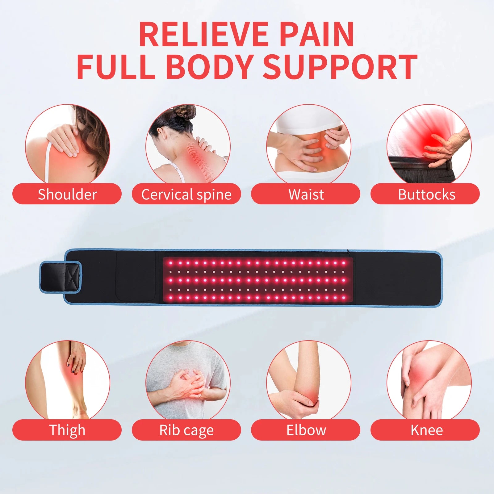 Infrared LED Pain Relief Belt