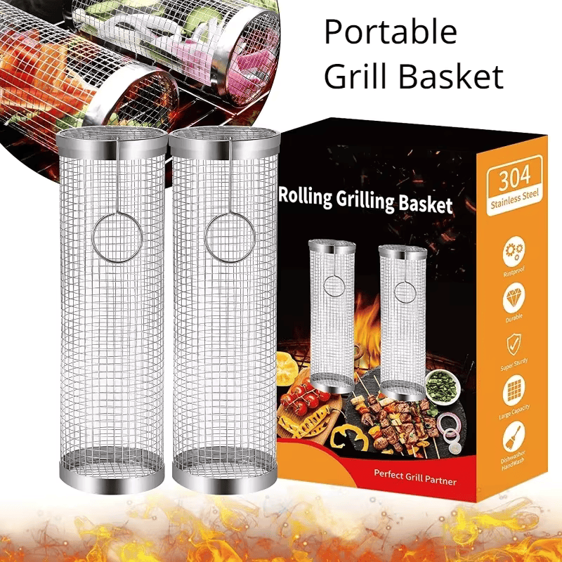 Stainless Steel BBQ Grill Cage