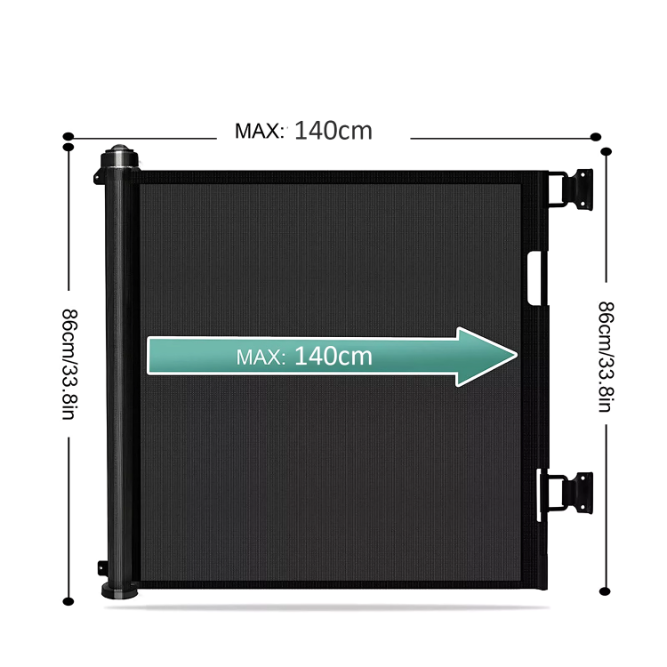 Light Retractable Safety Gate