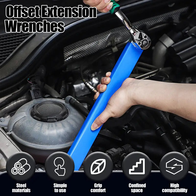 Offset Ratchet Wrench Set