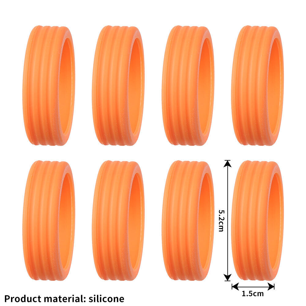 8 Pc Silicone Wheel Protectors