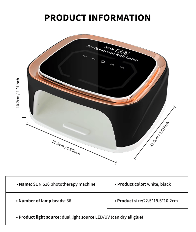 Smart Cordless LED Nail Lamp