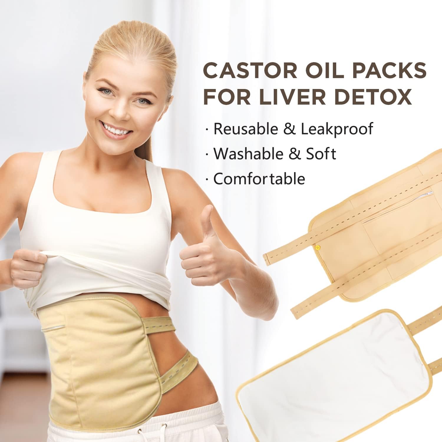 Reusable Castor Oil Wrap