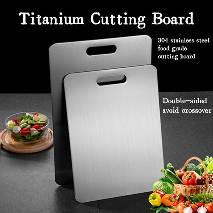 Anti-Bacterial Titanium Chopping Board - 1.5MM