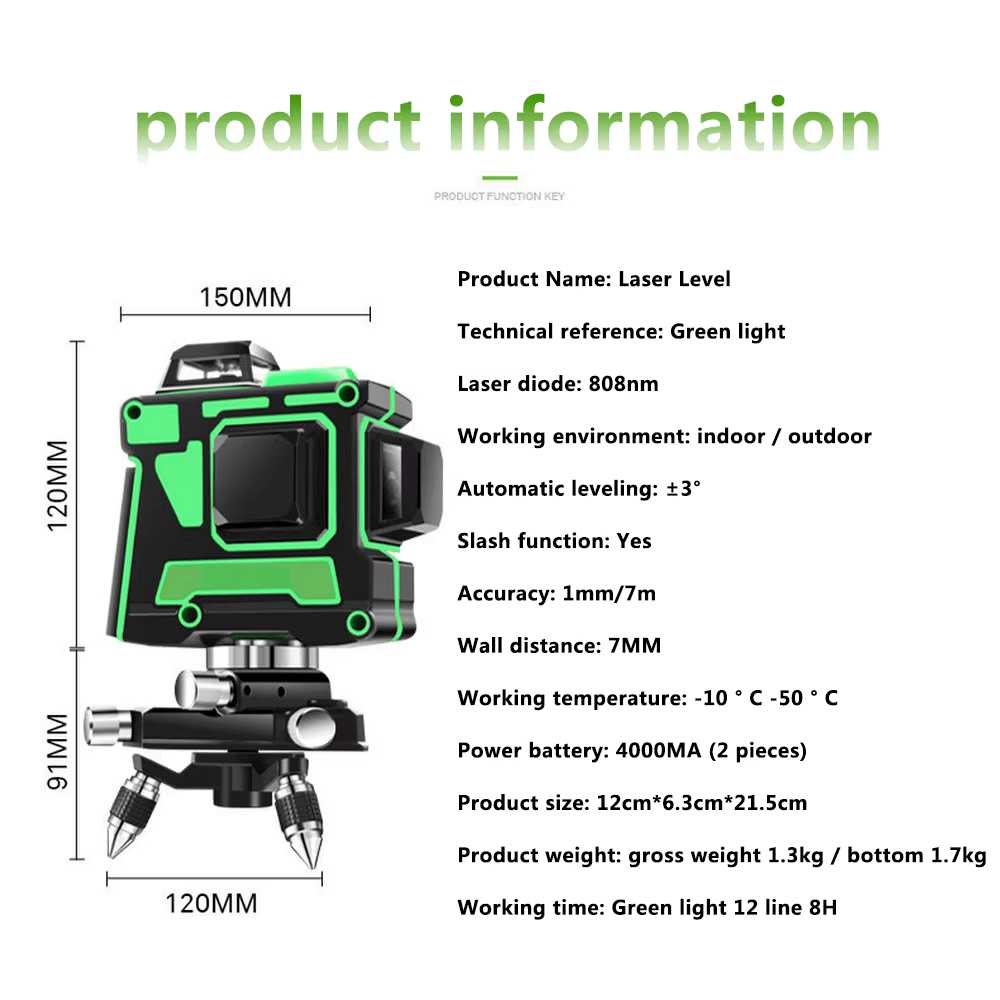 Self Levelling Laser Tool