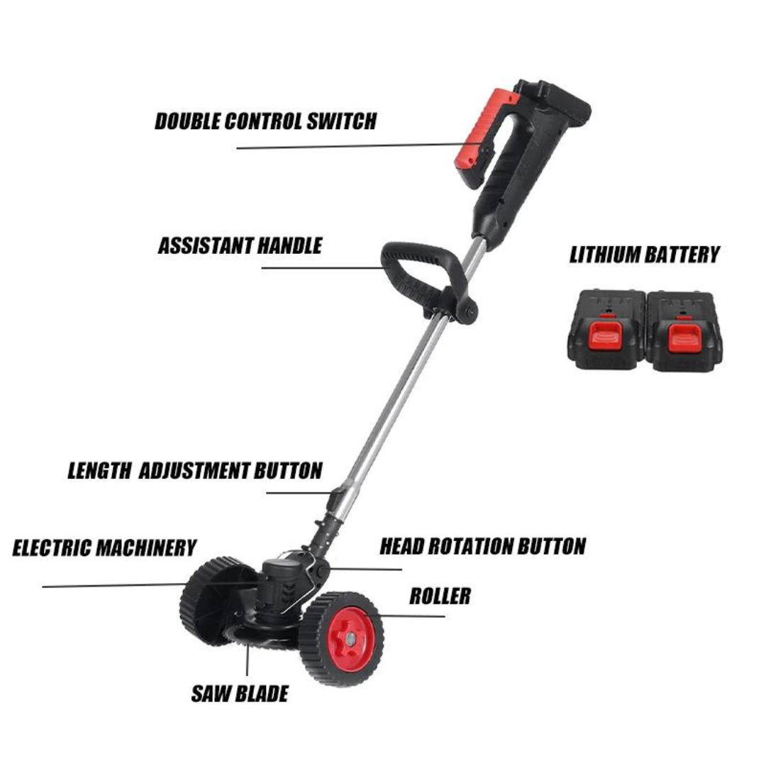 Height Adjustable & Cordless Weed Cutter