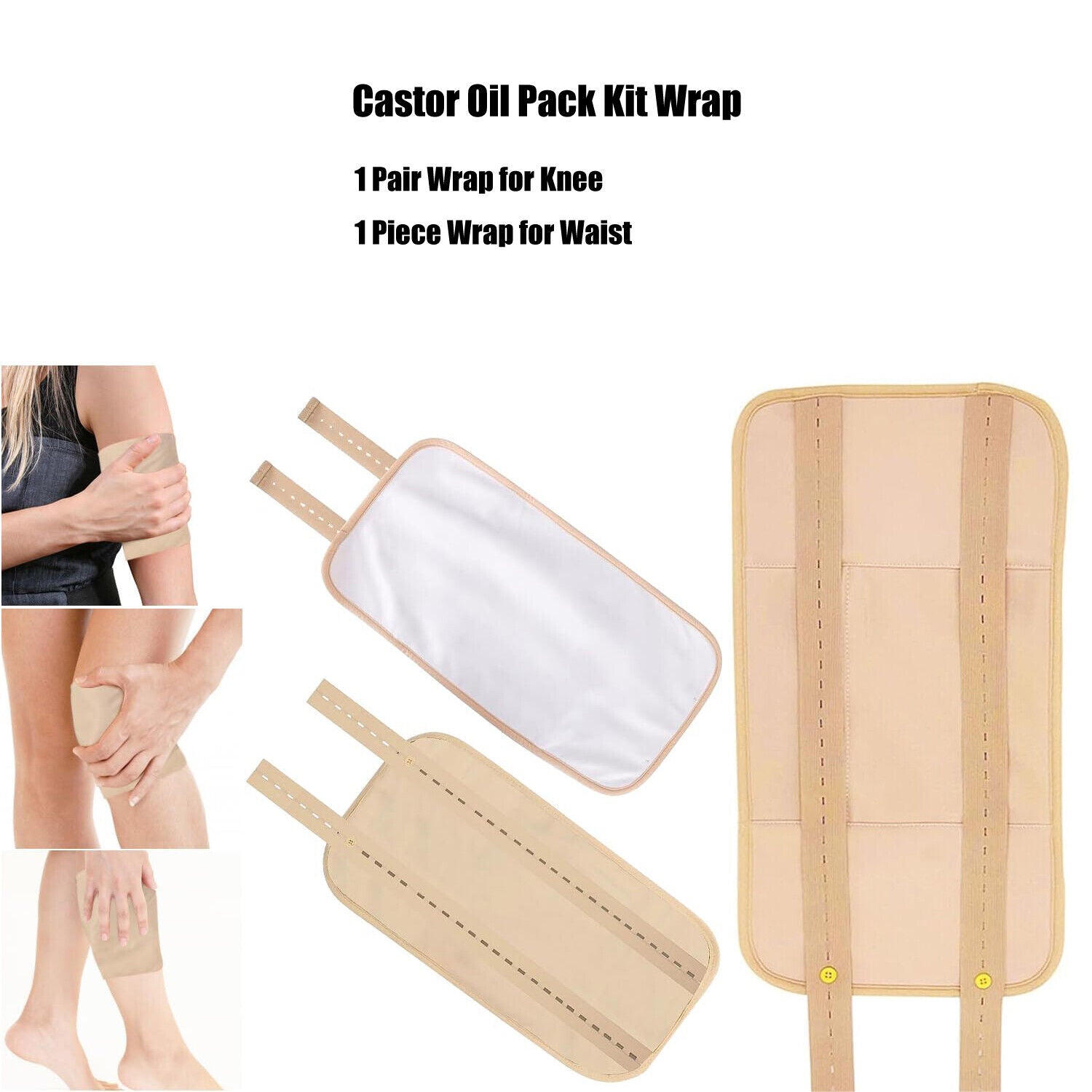 Reusable Castor Oil Wrap