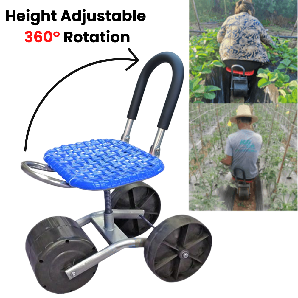 Oz Height Adjustable 360° Rotating Gardening Seat™